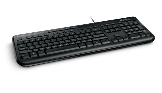 microsoft wired usb keyboard 600