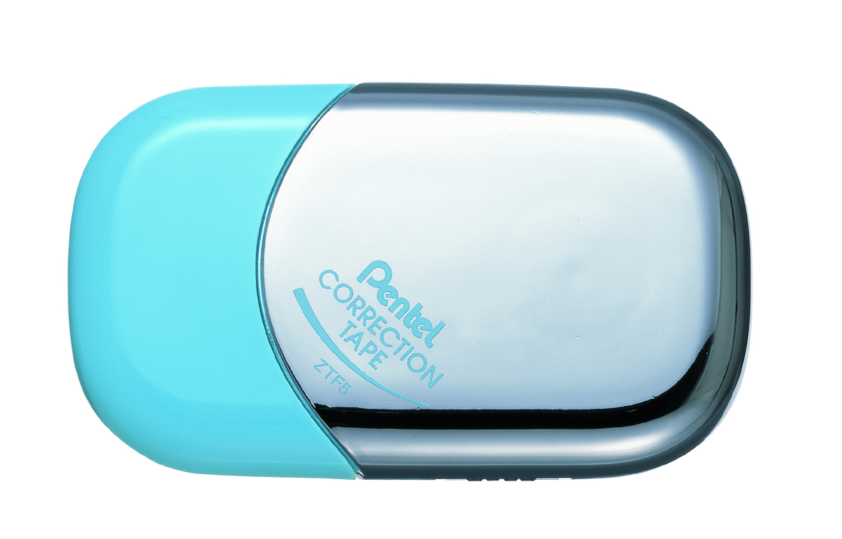 Корректирующая лента "Pentel" Correction Tape ZTT605K 5х6м. голубой